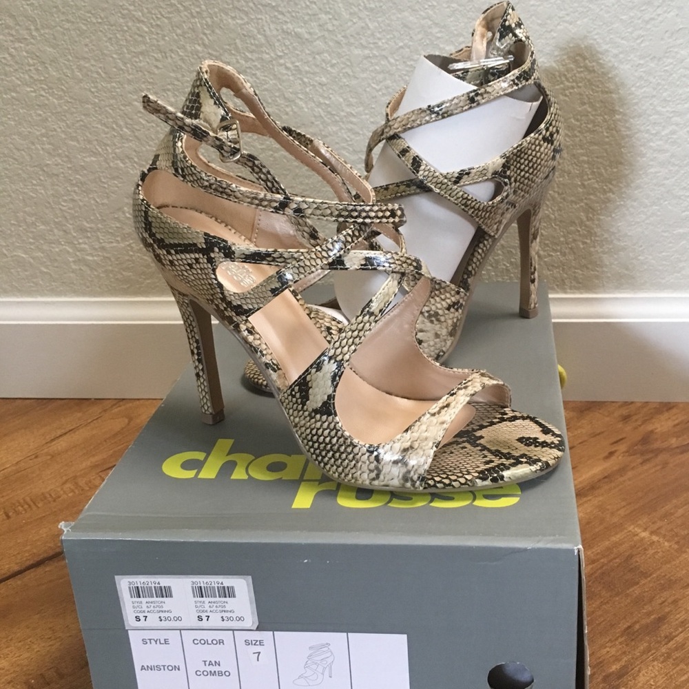 NEW Charlotte Russe Strappy Heels